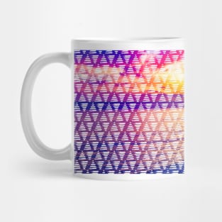 sunset abstract pattern Mug